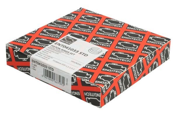 ENGITECH ENT041033 STD Piston Ring Kit