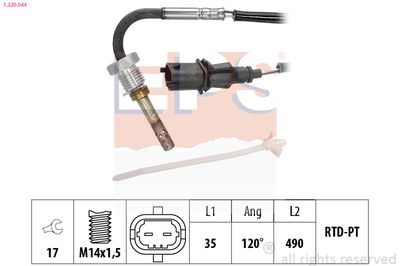 Sensor, exhaust gas temperature EPS 1.220.044