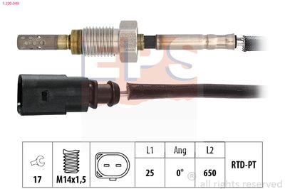 Sensor, exhaust gas temperature EPS 1.220.049