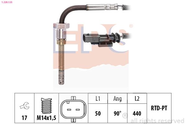EPS 1.220.125 Sensor, exhaust gas temperature