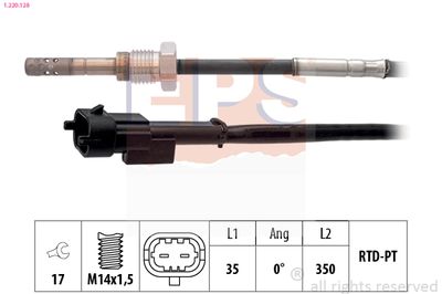 Sensor, exhaust gas temperature EPS 1.220.128