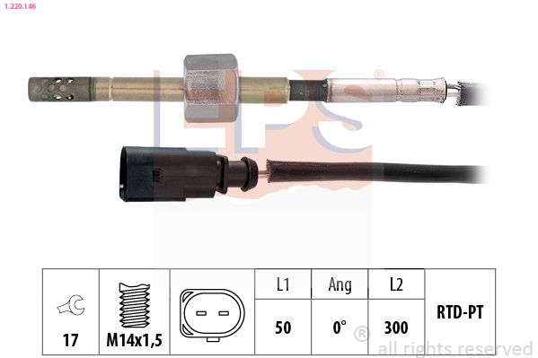 EPS 1.220.146 Sensor, exhaust gas temperature