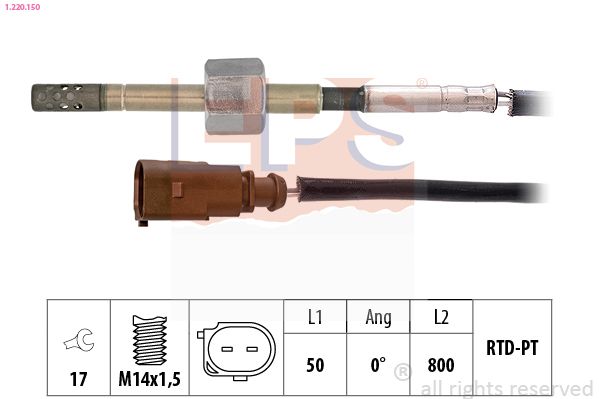 EPS 1.220.150 Sensor, exhaust gas temperature