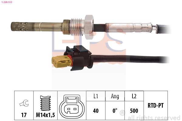 EPS 1.220.153 Sensor, exhaust gas temperature