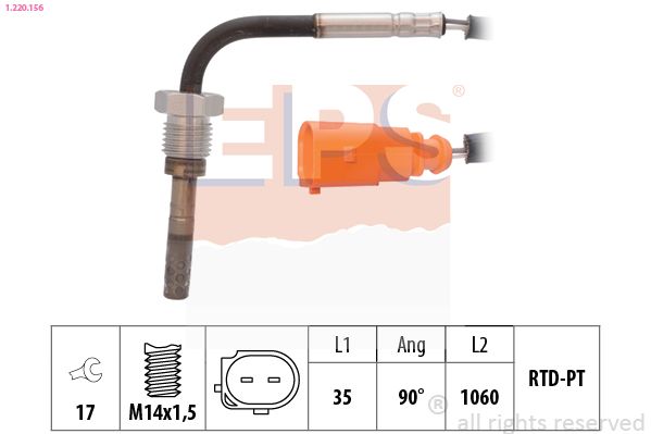 EPS 1.220.156 Sensor, exhaust gas temperature