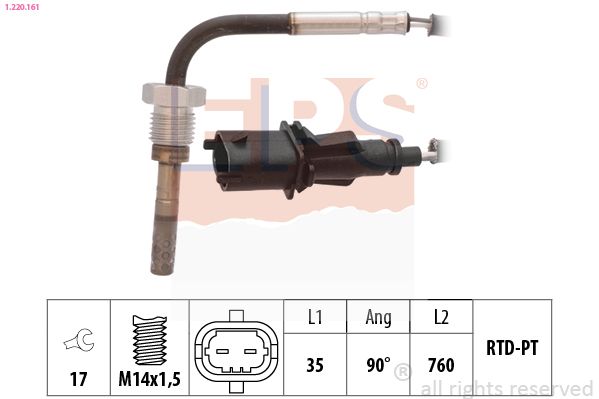 EPS 1.220.161 Sensor, exhaust gas temperature