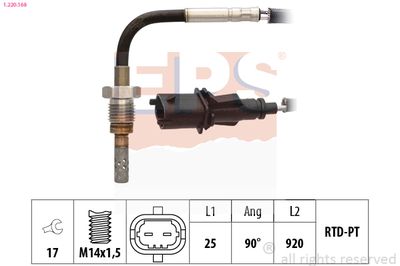 Sensor, exhaust gas temperature EPS 1.220.168