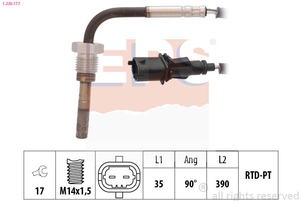 EPS 1.220.177 Sensor, exhaust gas temperature