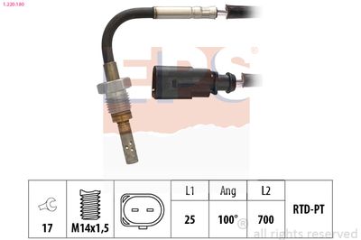 Sensor, exhaust gas temperature EPS 1.220.180