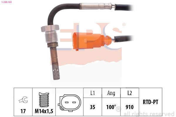 EPS 1.220.183 Sensor, exhaust gas temperature
