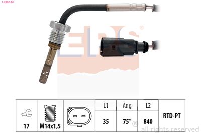 Sensor, exhaust gas temperature EPS 1.220.184