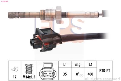 Sensor, exhaust gas temperature EPS 1.220.185