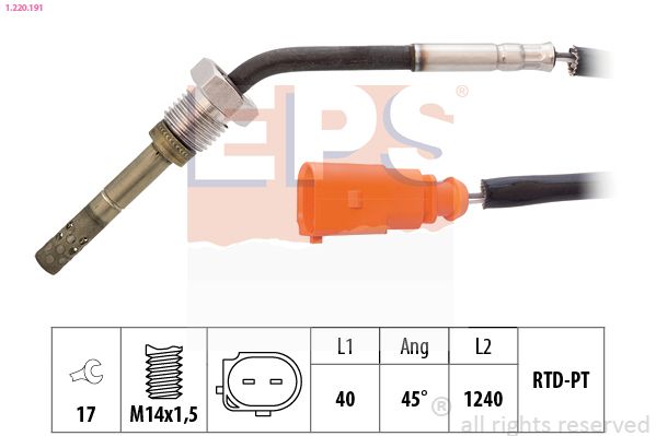 EPS 1.220.191 Sensor, exhaust gas temperature