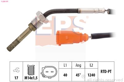 Sensor, exhaust gas temperature EPS 1.220.191