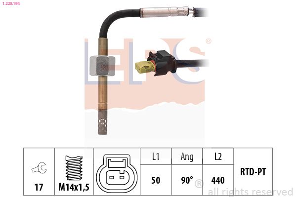 EPS 1.220.194 Sensor, exhaust gas temperature