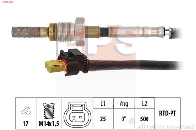 Sensor, exhaust gas temperature EPS 1.220.195