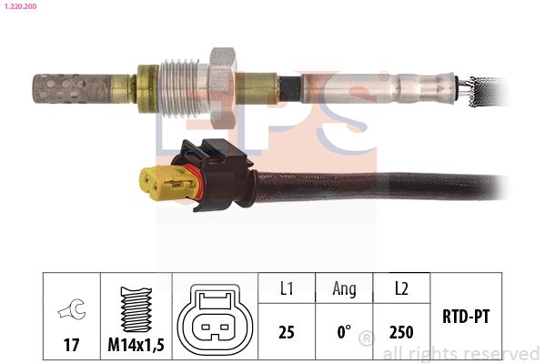 EPS 1.220.200 Sensor, exhaust gas temperature