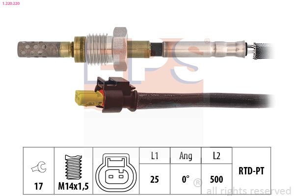 EPS 1.220.220 Sensor, exhaust gas temperature