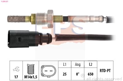 Sensor, exhaust gas temperature EPS 1.220.221