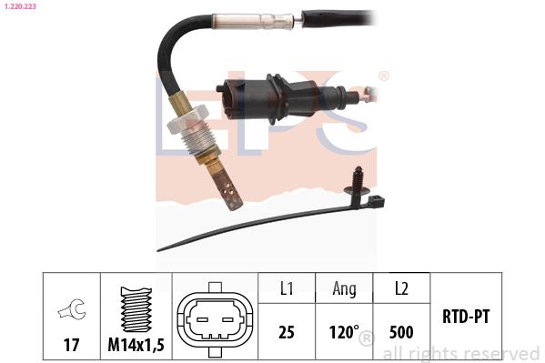 EPS 1.220.223 Sensor, exhaust gas temperature