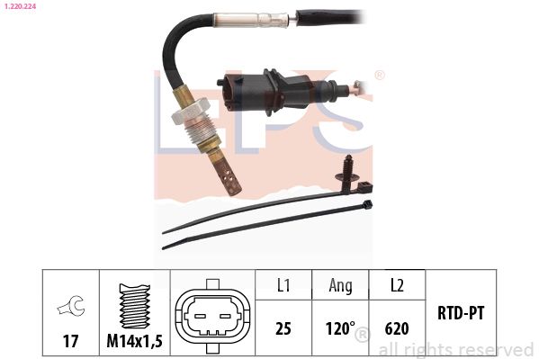 EPS 1.220.224 Sensor, exhaust gas temperature