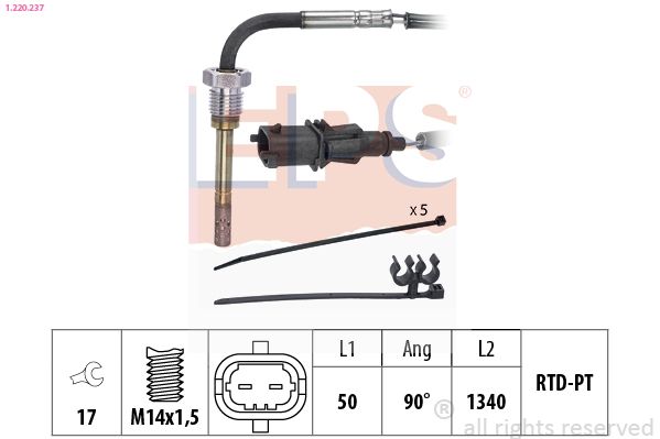 EPS 1.220.237 Sensor, exhaust gas temperature