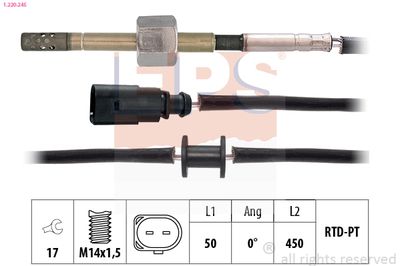 Sensor, exhaust gas temperature EPS 1.220.245