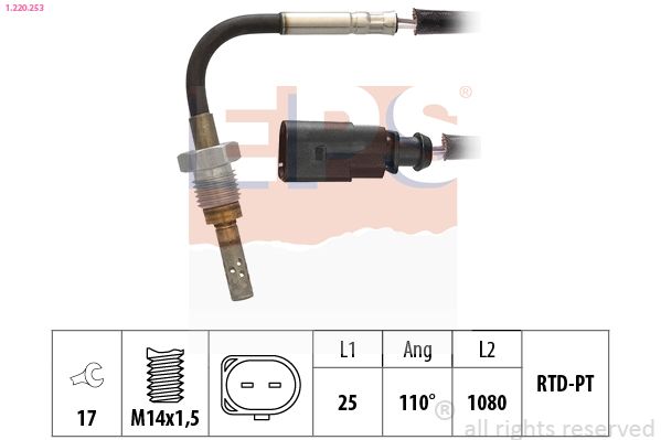 EPS 1.220.253 Sensor, exhaust gas temperature