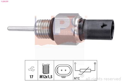 Sensor, exhaust gas temperature EPS 1.220.259