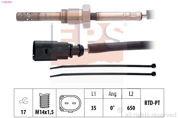 EPS 1.220.261 Sensor, exhaust gas temperature