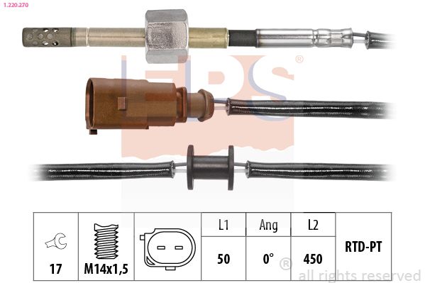 EPS 1.220.270 Sensor, exhaust gas temperature