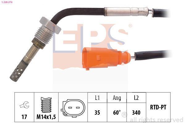 EPS 1.220.274 Sensor, exhaust gas temperature