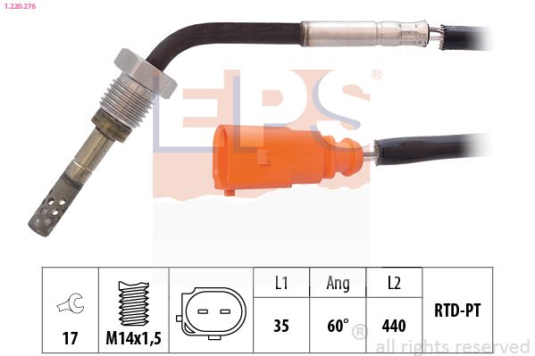 EPS 1.220.276 Sensor, exhaust gas temperature