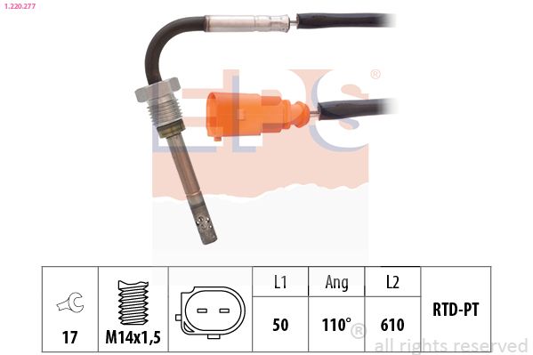EPS 1.220.277 Sensor, exhaust gas temperature