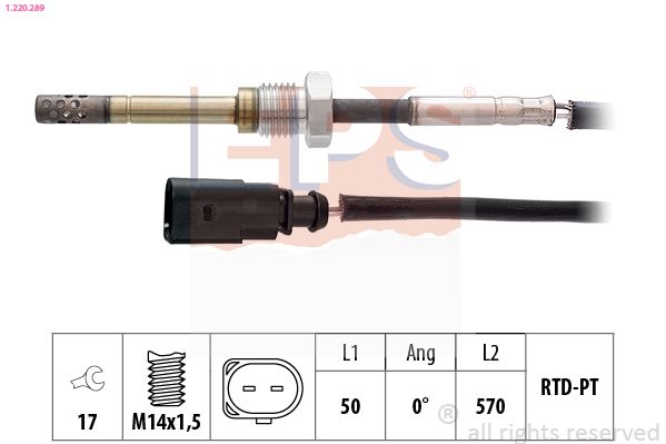 EPS 1.220.289 Sensor, exhaust gas temperature