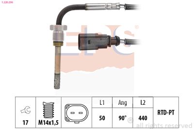 Sensor, exhaust gas temperature EPS 1.220.296