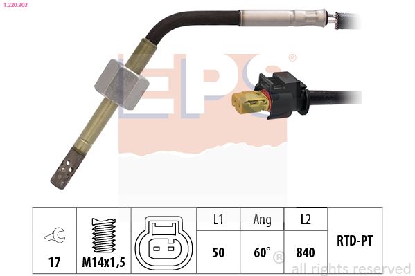 EPS 1.220.303 Sensor, exhaust gas temperature