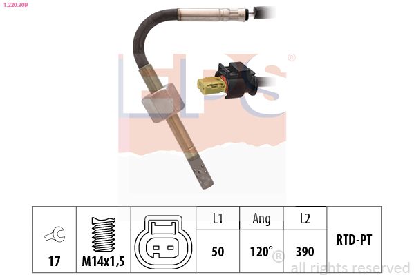 EPS 1.220.309 Sensor, exhaust gas temperature