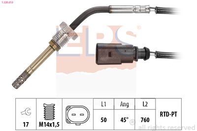 Sensor, exhaust gas temperature EPS 1.220.313