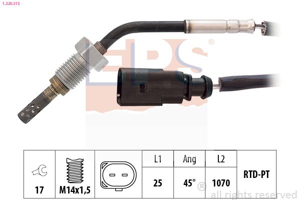 EPS 1.220.315 Sensor, exhaust gas temperature