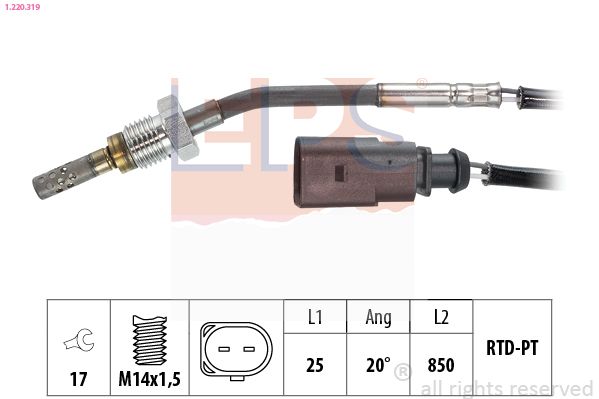 EPS 1.220.319 Sensor, exhaust gas temperature