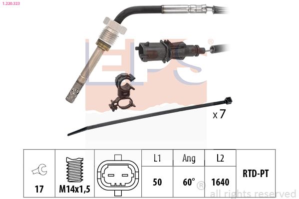 EPS 1.220.323 Sensor, exhaust gas temperature