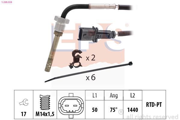 EPS 1.220.324 Sensor, exhaust gas temperature