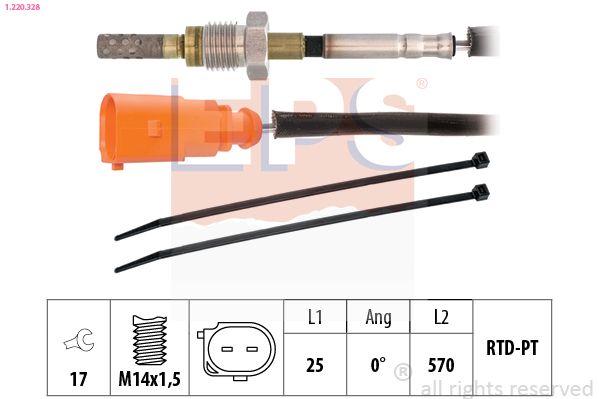 EPS 1.220.328 Sensor, exhaust gas temperature