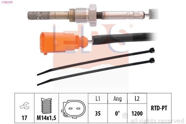 EPS 1.220.334 Sensor, exhaust gas temperature