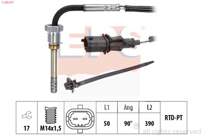Sensor, exhaust gas temperature EPS 1.220.337