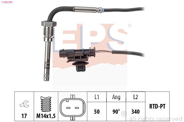 EPS 1.220.339 Sensor, exhaust gas temperature