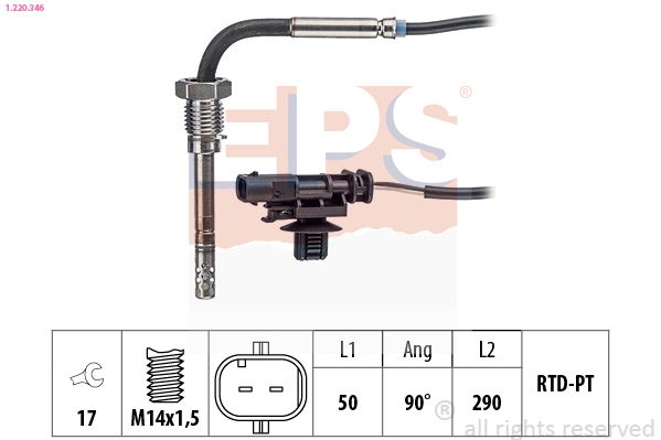 EPS 1.220.346 Sensor, exhaust gas temperature