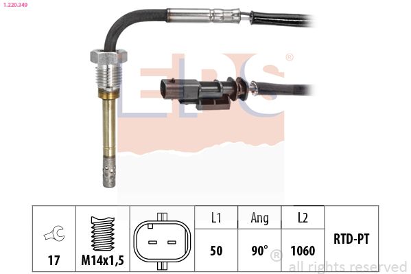 EPS 1.220.349 Sensor, exhaust gas temperature