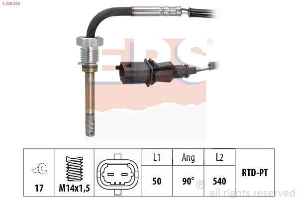 EPS 1.220.350 Sensor, exhaust gas temperature